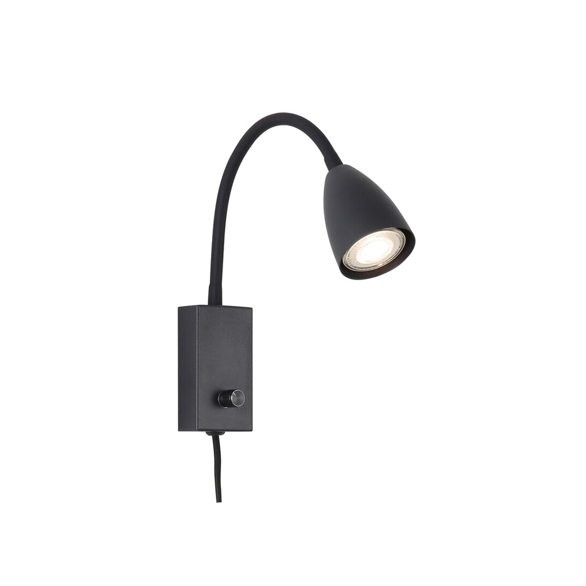 Wall lamp MIKA - 1xGU10 - MAX 25W - Black