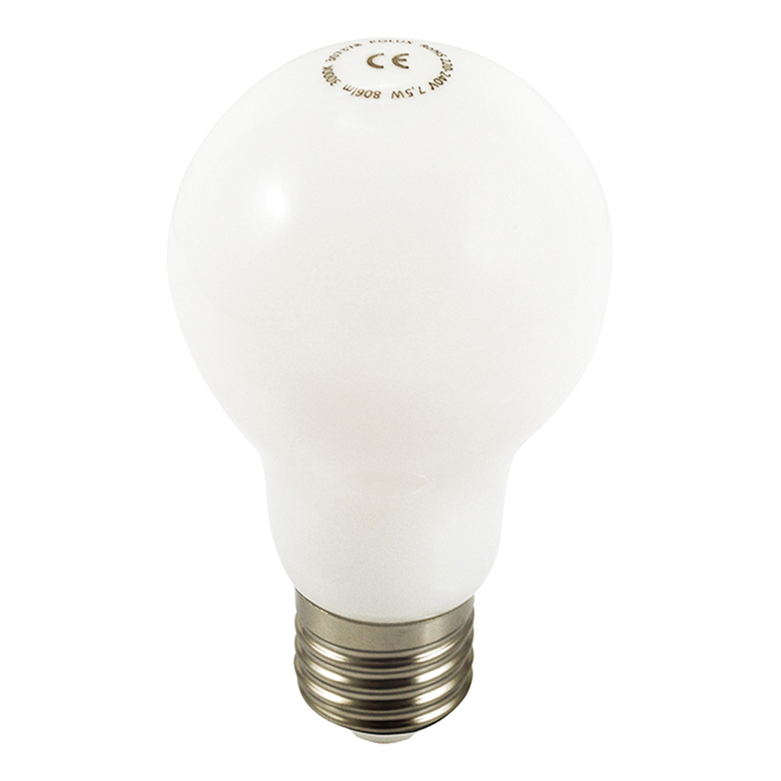 Polux LED A60 E27  7,5W Filament - Kork: 10,9cm - 7,5W - MaitoGlass 