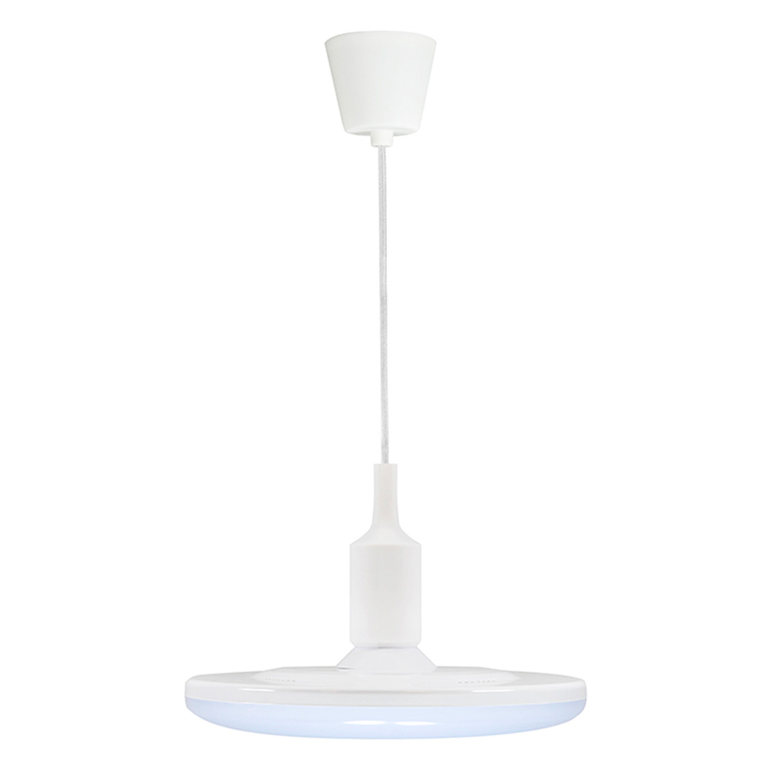 Polux KIKI LED - Pendant lamp - 1xE27 - 10W - Ø: 15,0cm - White