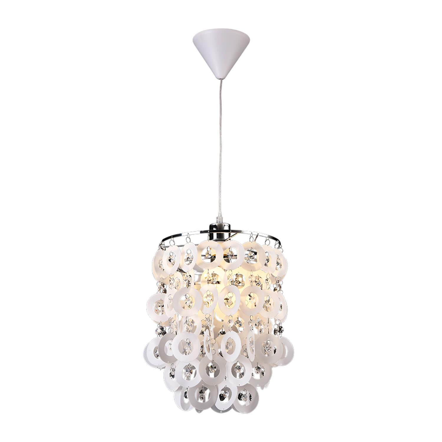 Riippuvalaisin FocusLight SHINY  - 27cm - 1xE27 60W(excl.) - Valkoinen