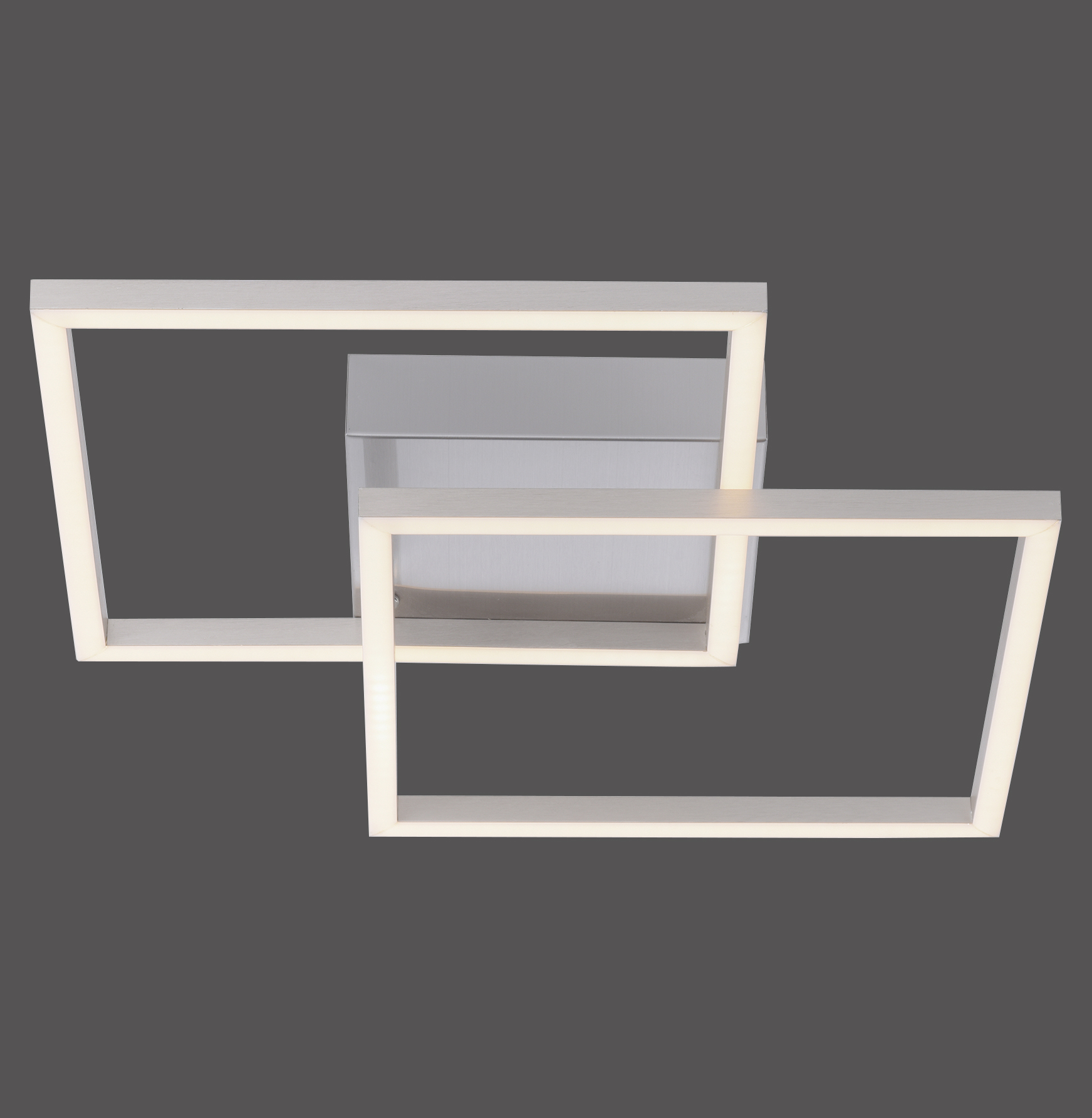 Kattovalaisin Leuchten Direkt Iven, teräs, 35.9x35.9x7cm, 14W