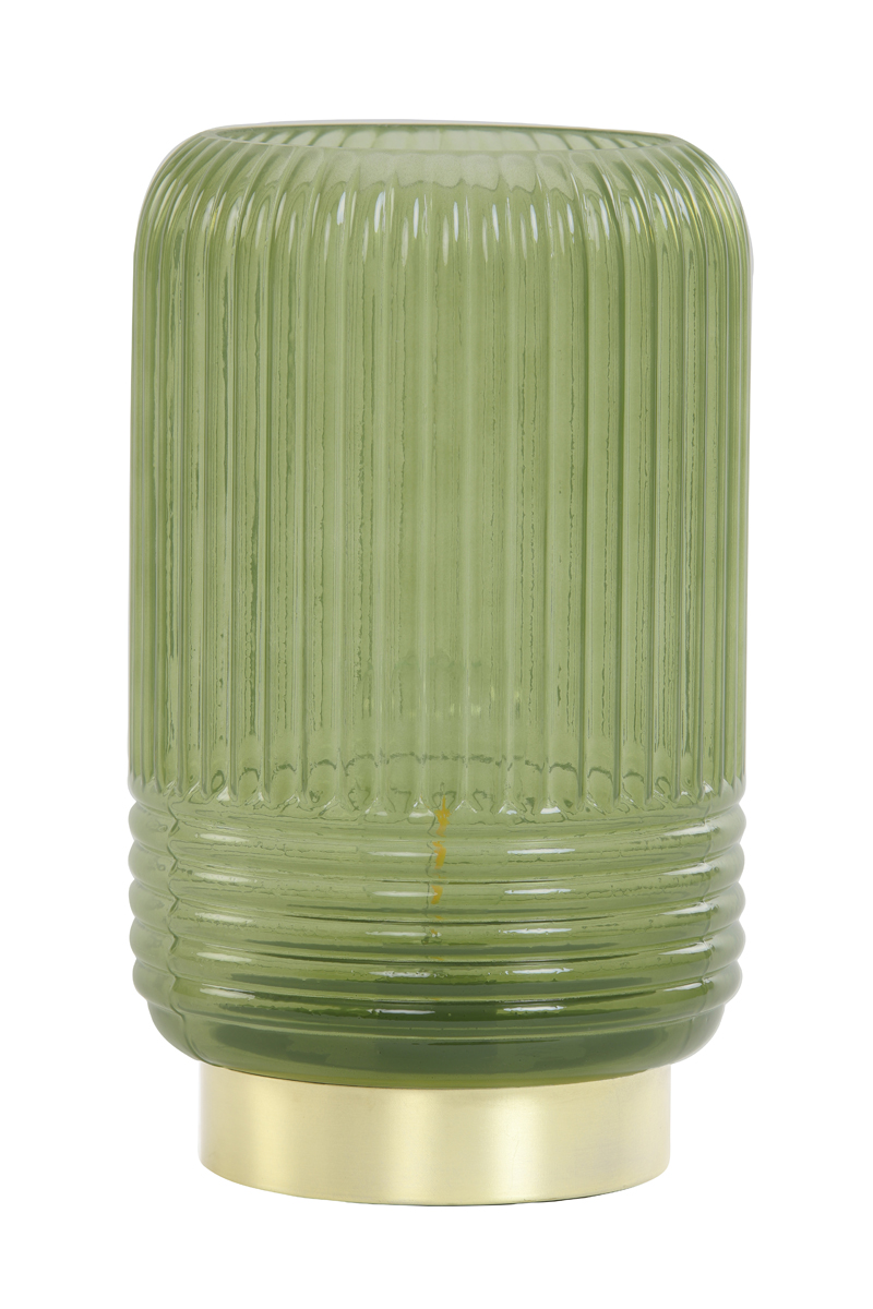 Table lamp LED Ø16x27,5 cm LIPA glass green