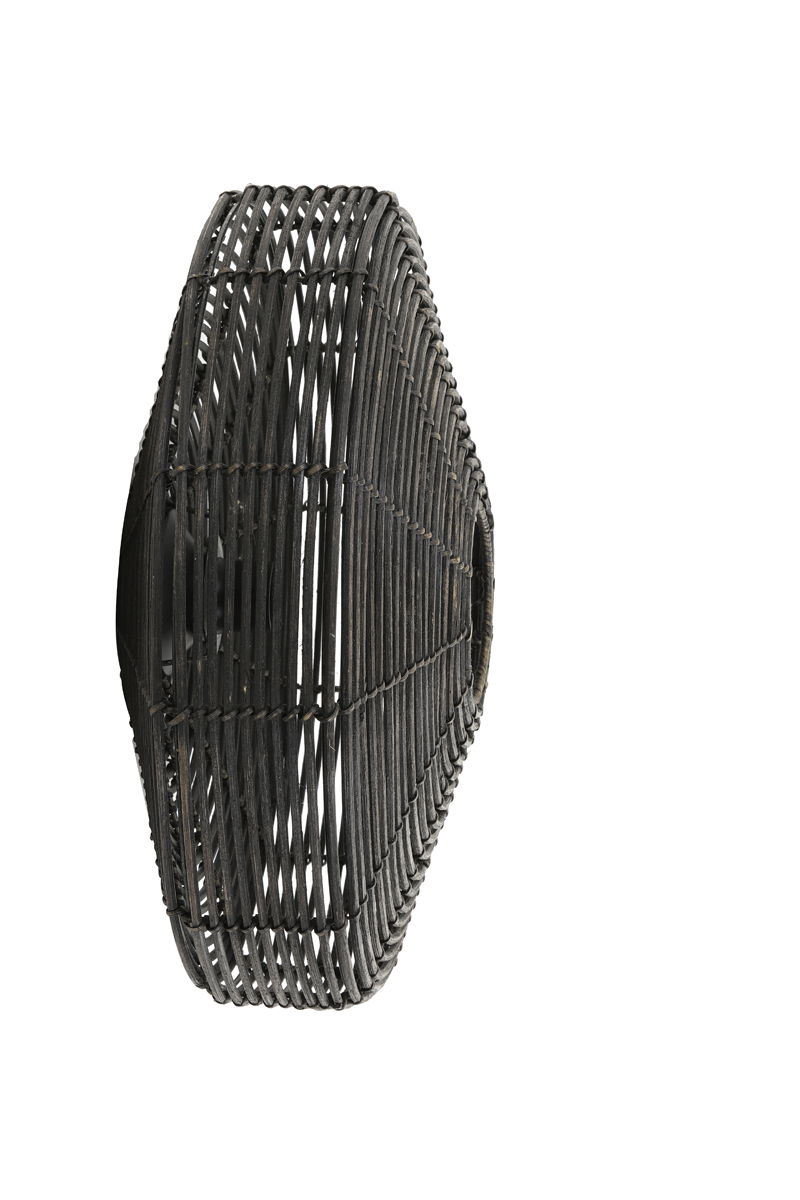 Wall lamp Ø51x21 cm MATAKA rattan dark brown