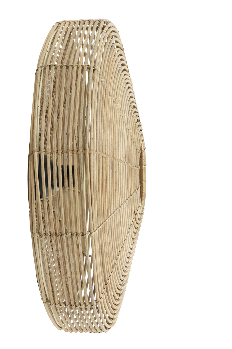 Wall lamp Ø60x21 cm MATAKA rattan natural