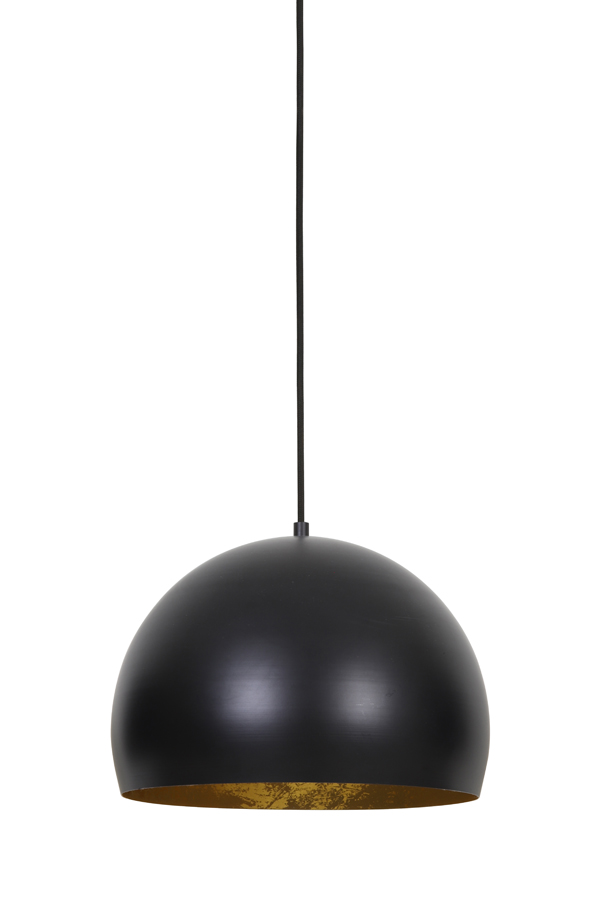 Hanging lamp Ø33x25 cm JAICEY matt black-gold