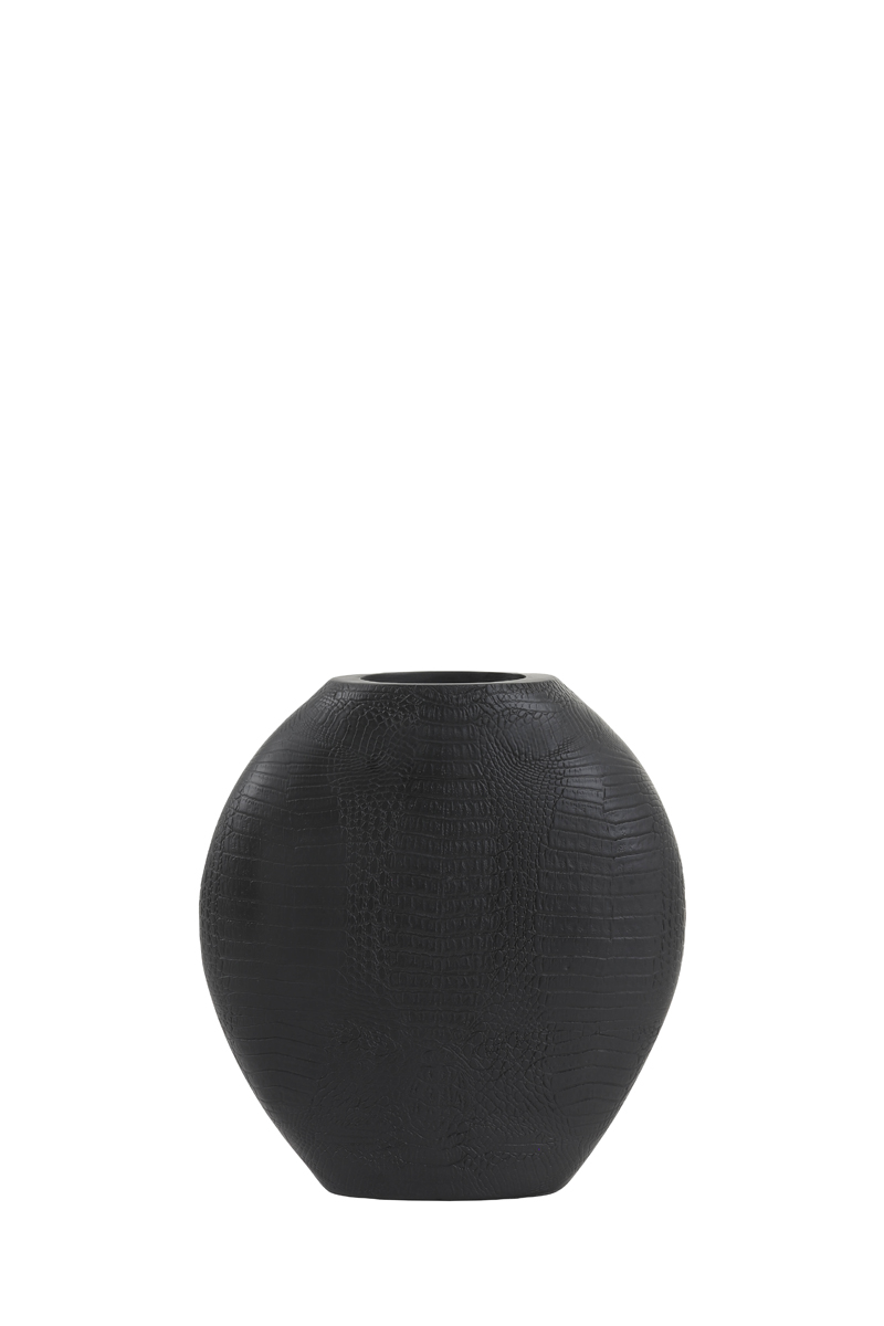 Vase deco 29,5x8x31,5 cm SKELD black