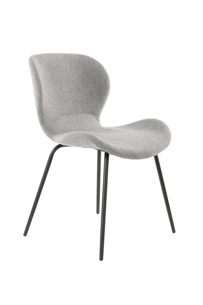 Dining chair 57x51x78 cm VIOLET grey brown-black