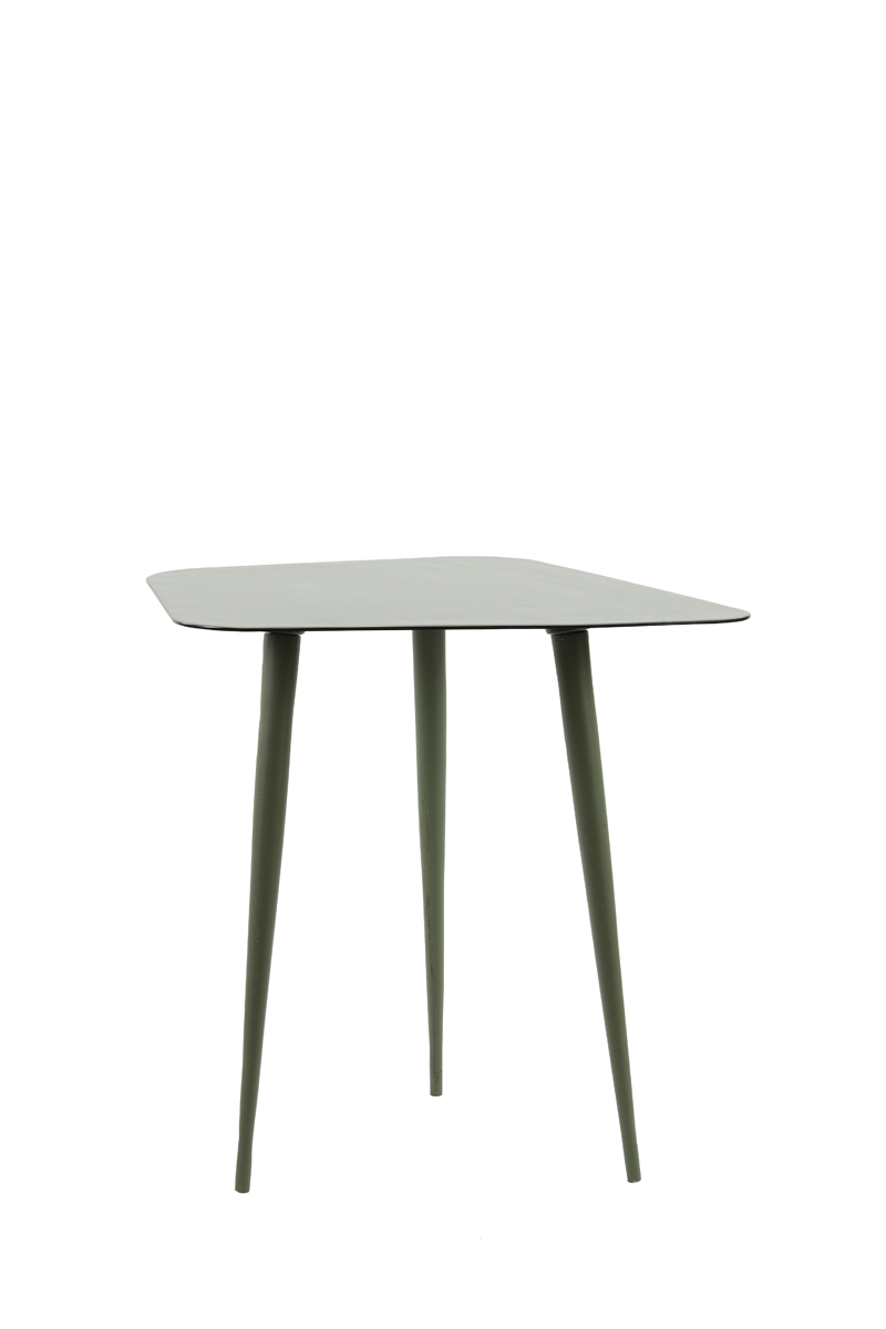 Side table 49x44x42 cm MENOL grey green