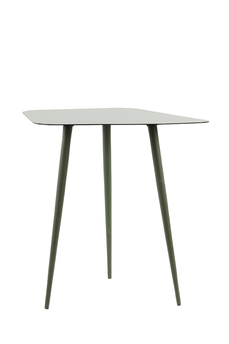 Side table 57x51x52 cm MENOL grey green