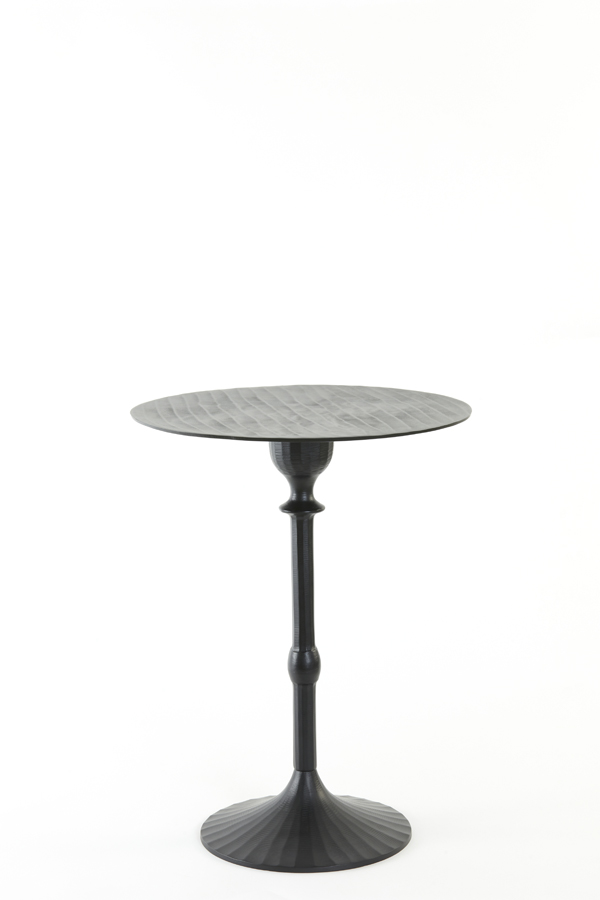Side table Ø40x50 cm JANNA matt black