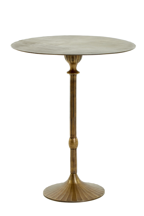 Side table Ø50x60 cm JANNA antique bronze