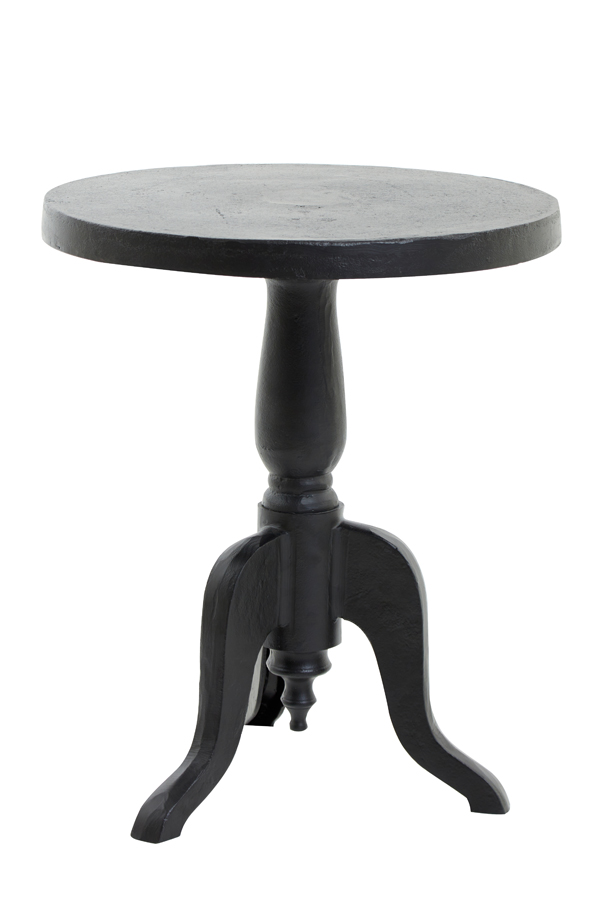 Side table Ø50x60 cm KORTO matt black