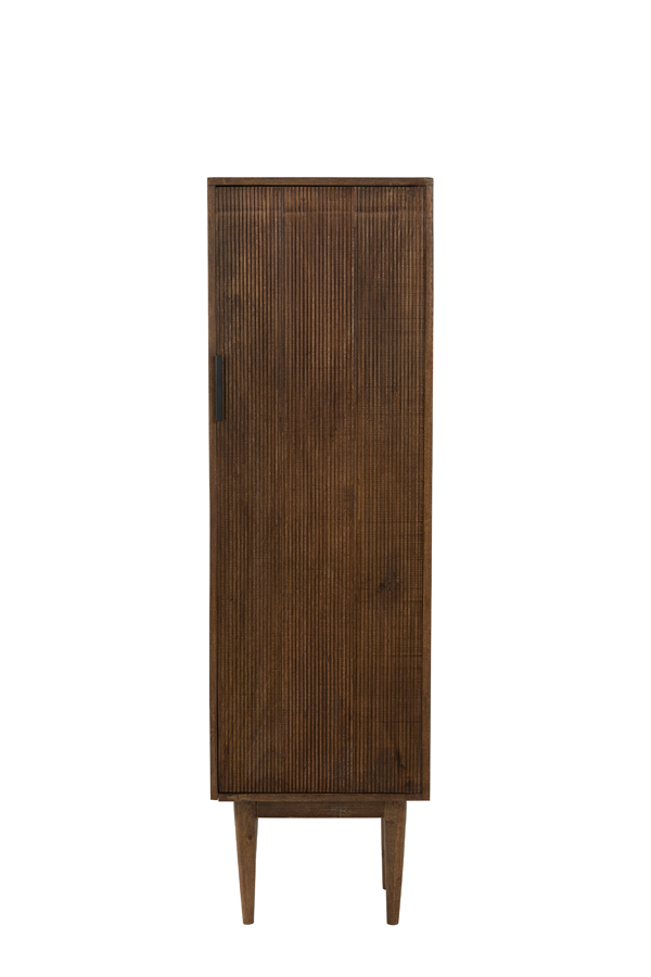 Cabinet 50x40x170 cm BITIKA wood dark brown