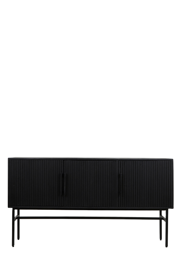 Cabinet 150x40x80 cm ABAGE wood black