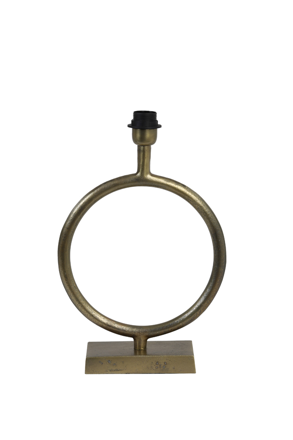 Lamp base 30x12,5x42 cm LIVU raw antique bronze