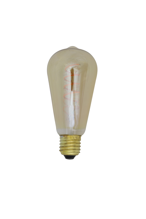 Deco LED angular Ø6,5x14,5 cm LIGHT 4W amber E27 dimmable