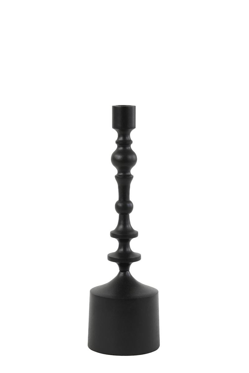 Candle holder Ø10x34 cm SHEVA matt black