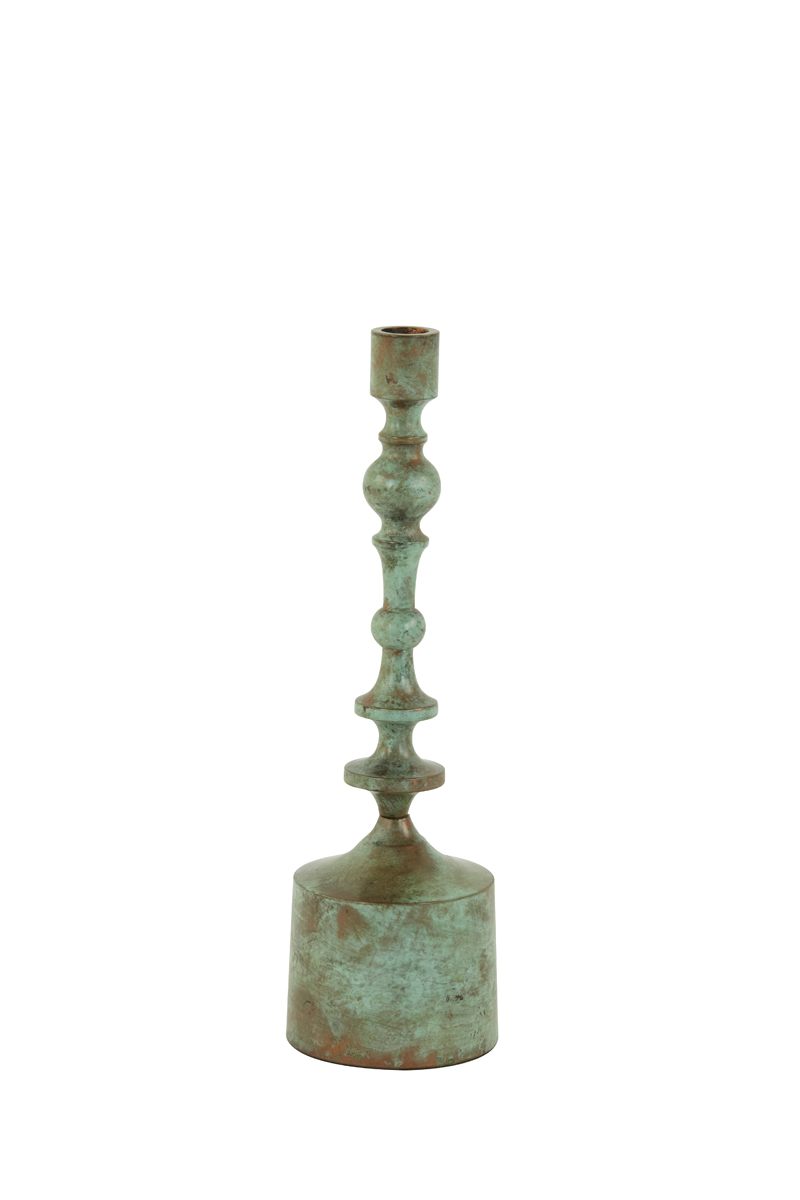 Candle holder Ø10x34 cm SHEVA oxidized copper