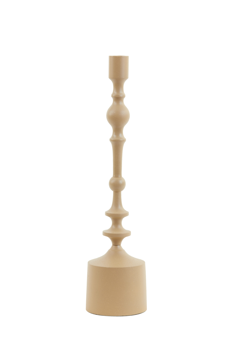 Candle holder Ø10x42 cm SHEVA matt sand