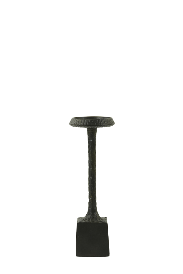 Candle holder 8x8x36 cm DAWUD matt black