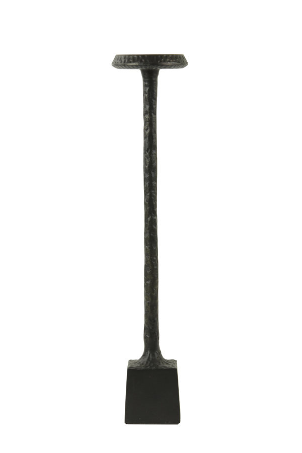 Candle holder 8x8x55 cm DAWUD matt black