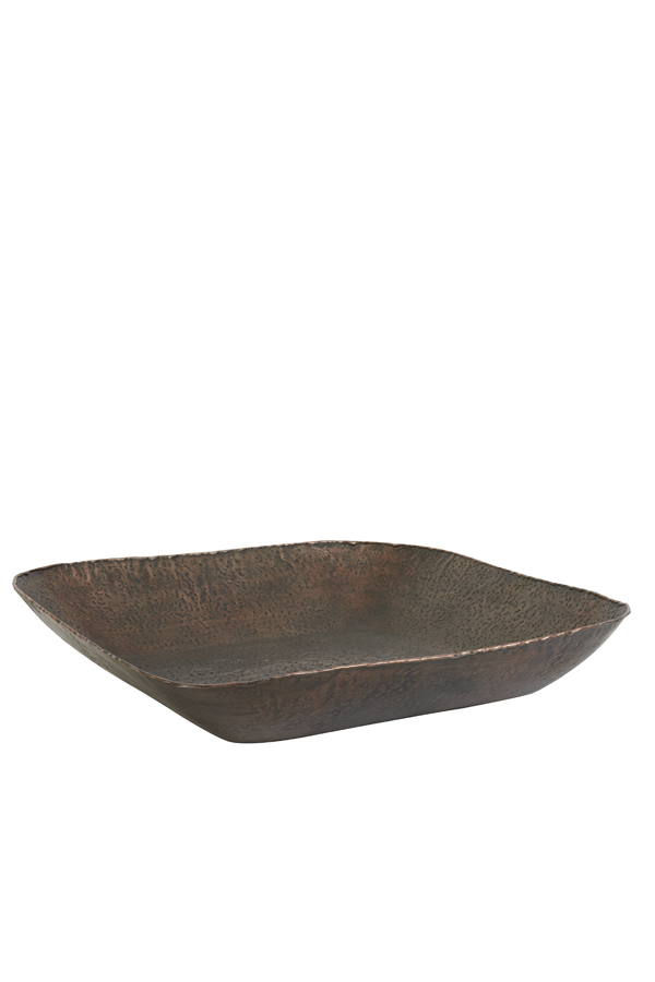 Bowl 51x51x10 cm NEVA antique copper