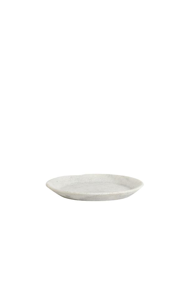 Dish Ø20 cm COUZANA marble white