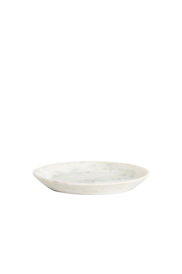 Dish Ø25 cm COUZANA marble white