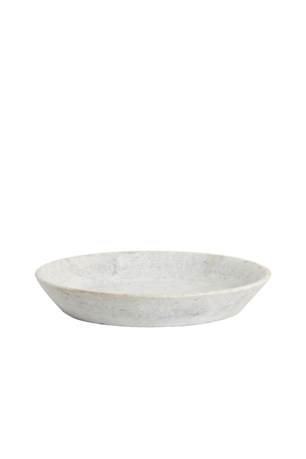 Dish Ø30 cm COUZANA marble white