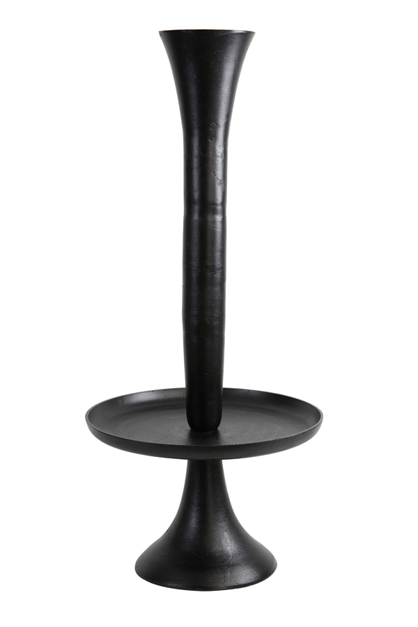 Stand+vase Ø60x119 cm ZEMBI matt black