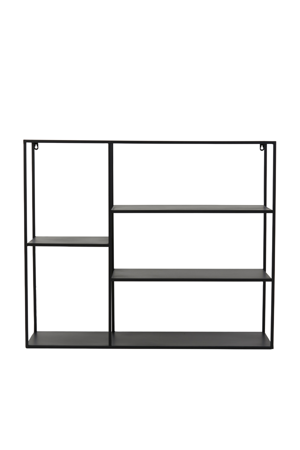 Wall cabinet open 90x26x75 cm TOLLO black
