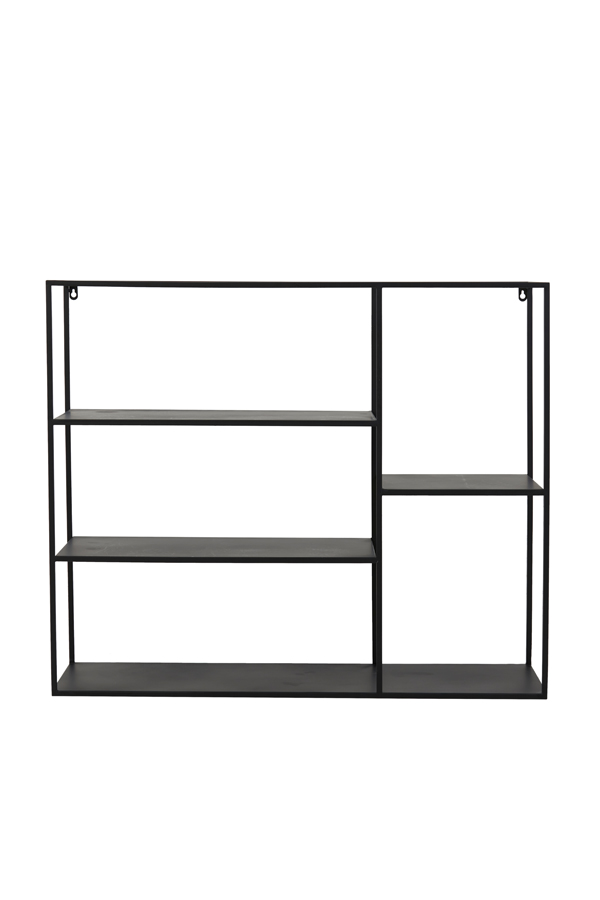 Wall cabinet open 90x26x75 cm TOLLO black