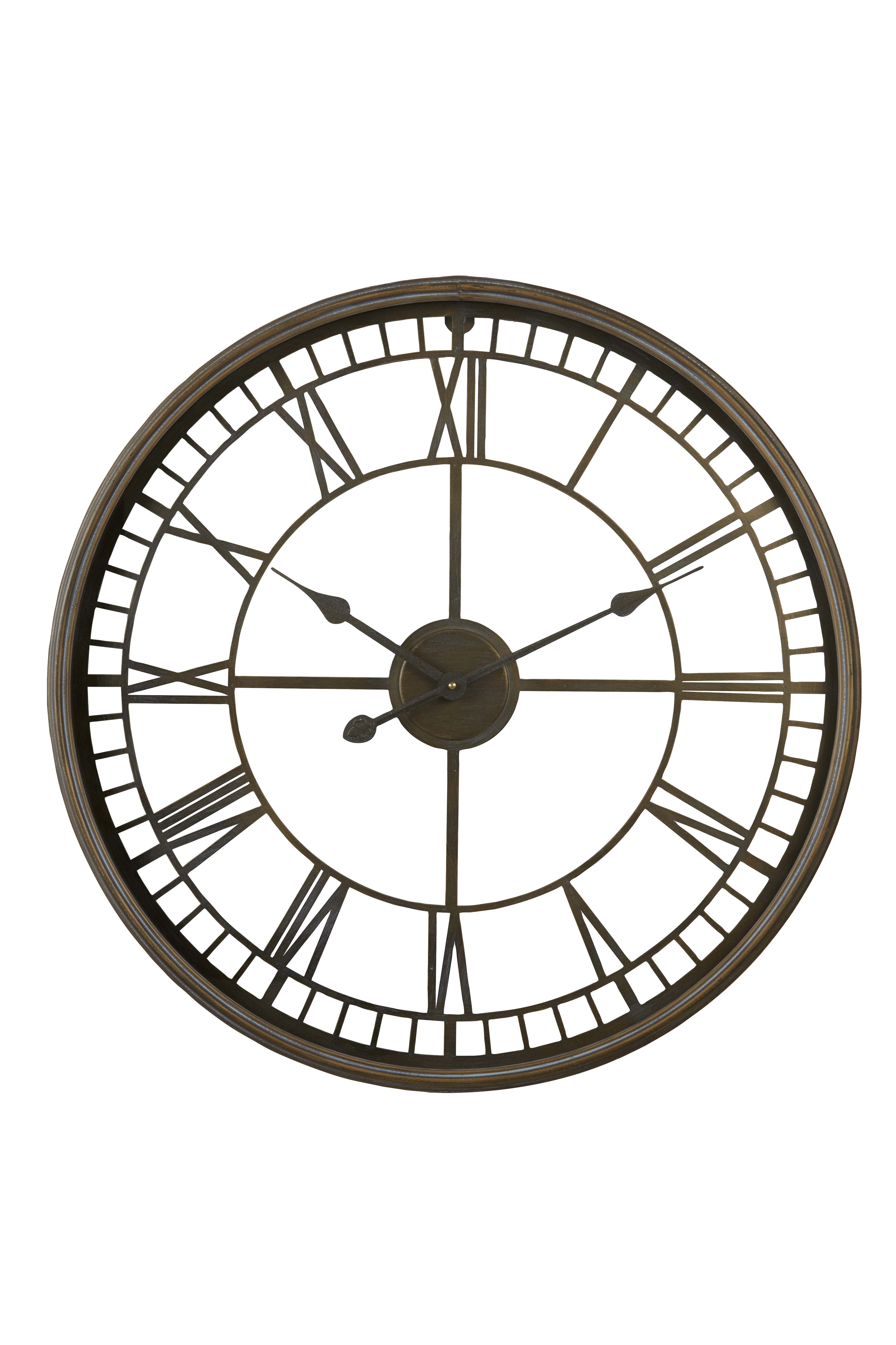 Clock Ø67x6,5 cm LEWES gold