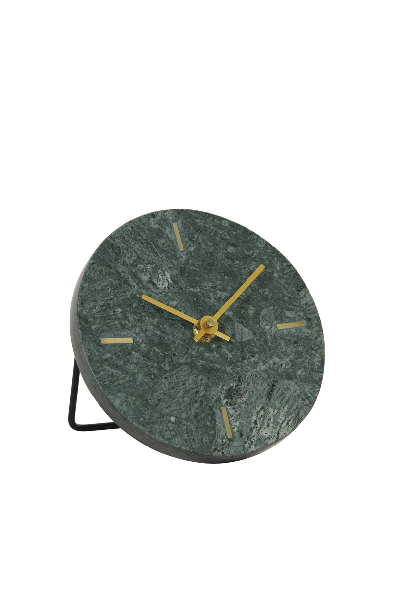 Clock Ø15 cm MORENO marble green