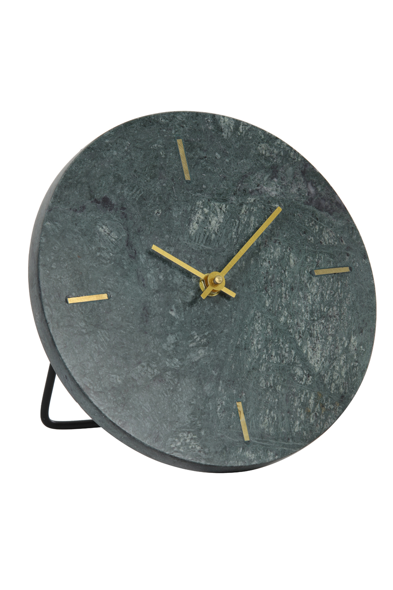 Clock Ø20 cm MORENO marble green