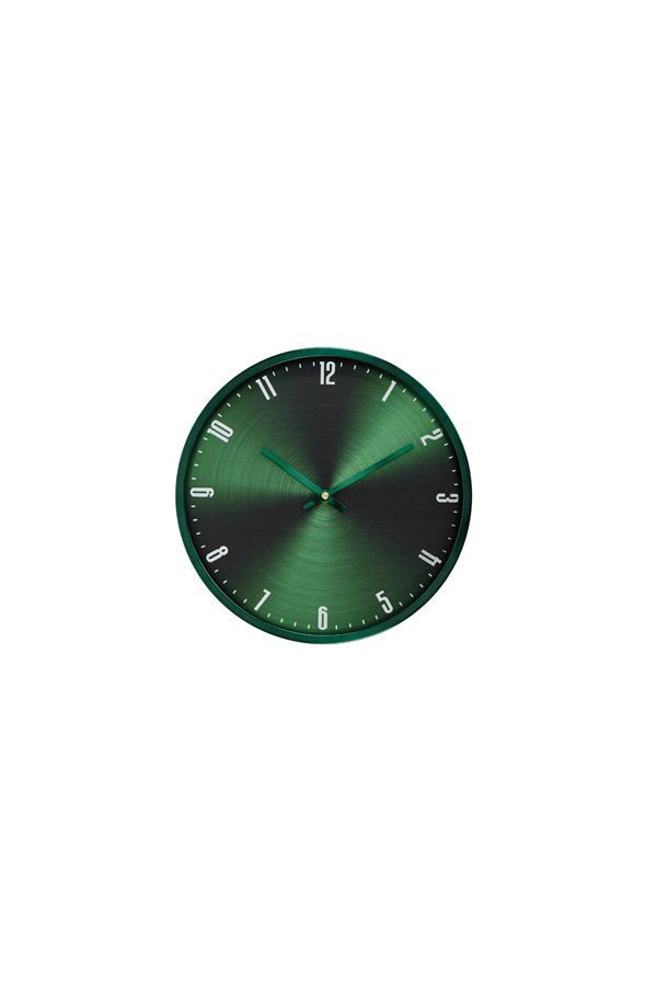 Clock Ø30 cm IPERA green