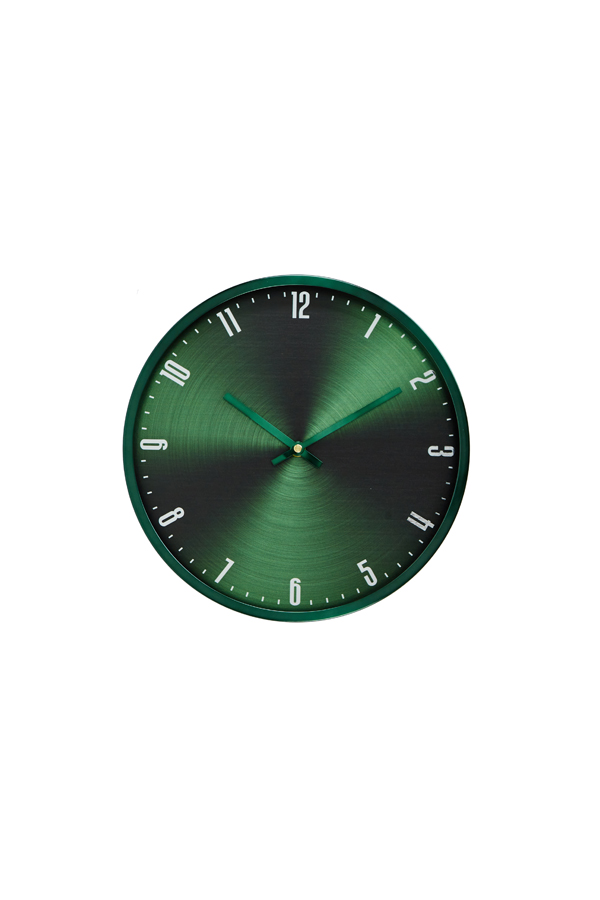 Clock Ø40 cm IPERA green