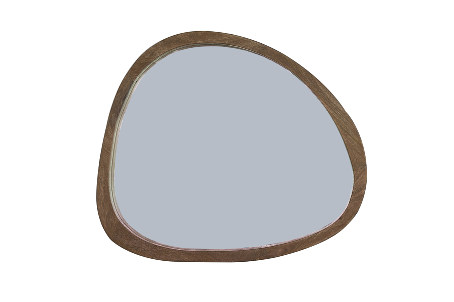 Mirror 80x5x70 cm SONORA matt dark brown
