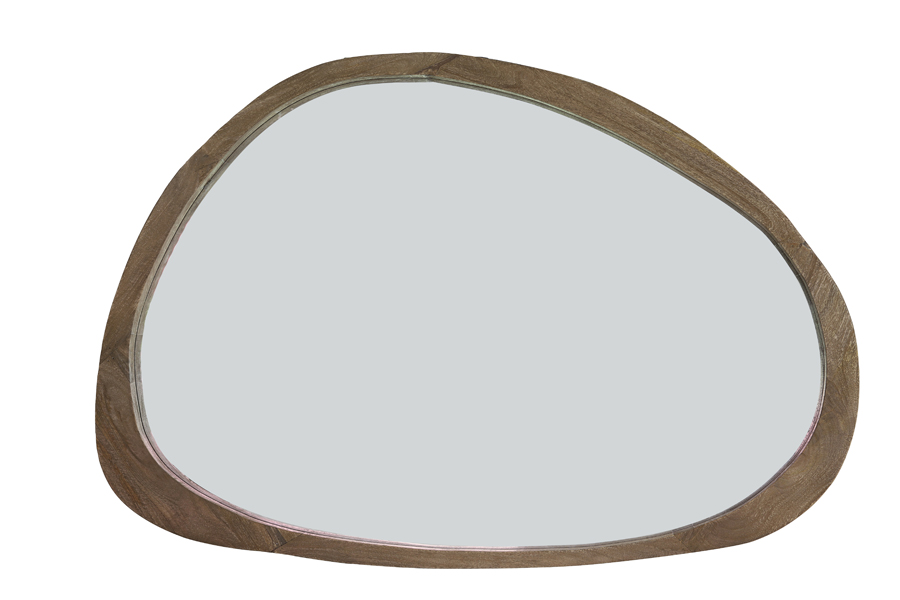 Mirror 120x5x80 cm SONORA matt dark brown