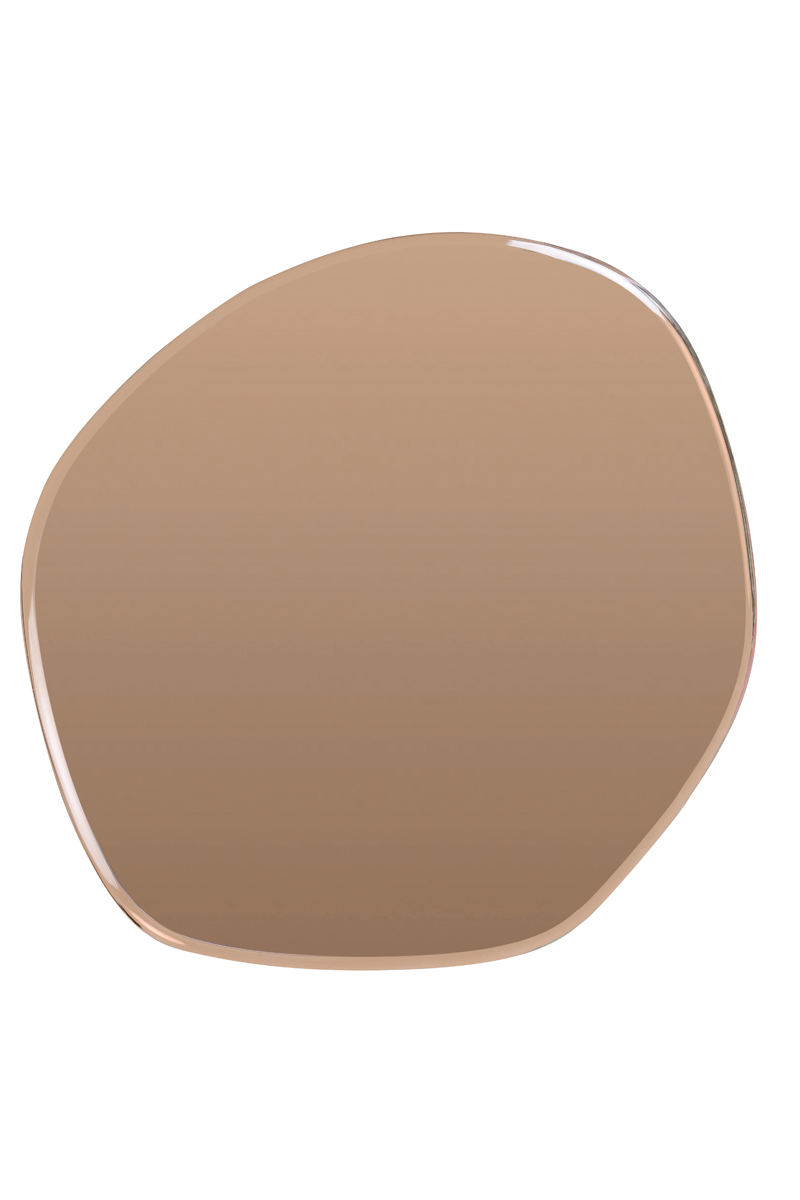 Mirror 70x1,5x61 cm VIDO brown glass