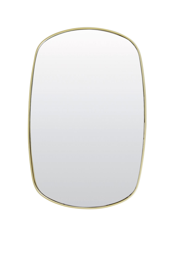 Mirror 40x1,5x50 cm LABRO clear glass+gold