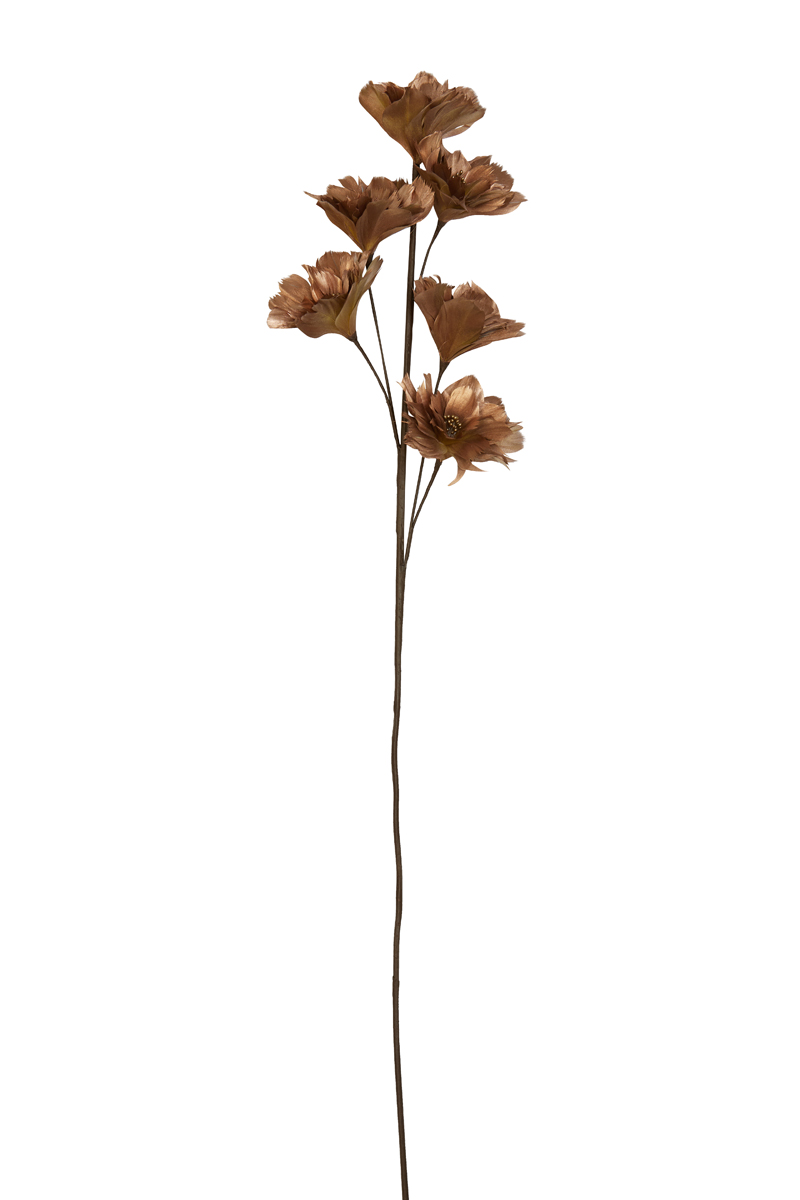 Ornament 6 flowers 25x90 cm FLOWER copper