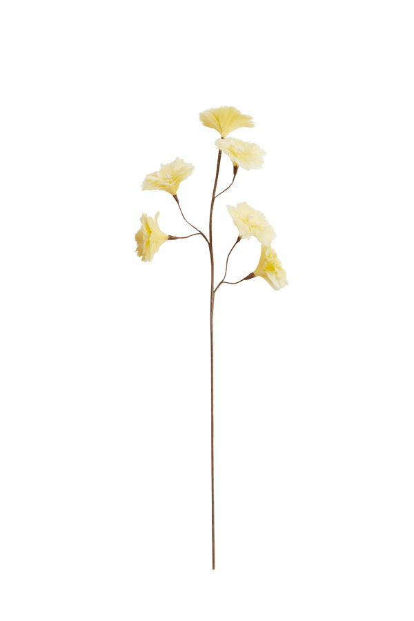 Ornament 6 flowers 25x90 cm FLOWER light yellow