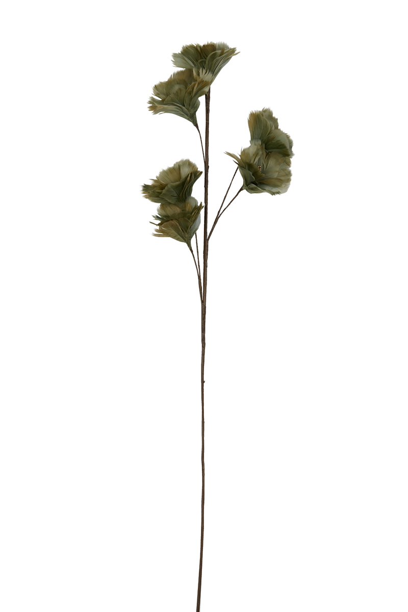 Ornament 6 flowers 25x90 cm FLOWER grey-green