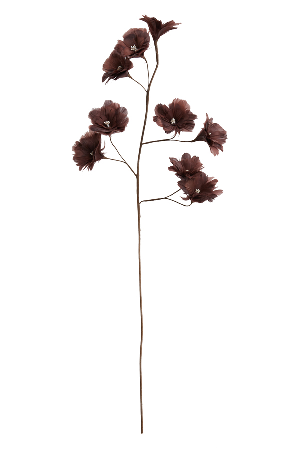 Ornament 9 flowers 25x110 cm FLOWER dark purple