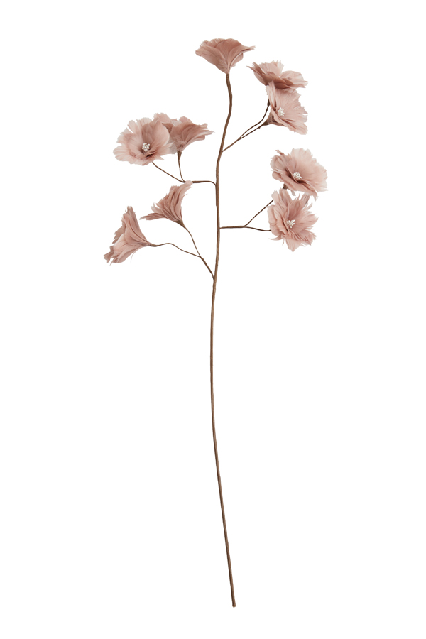 Ornament 9 flowers 25x110 cm FLOWER soft pink