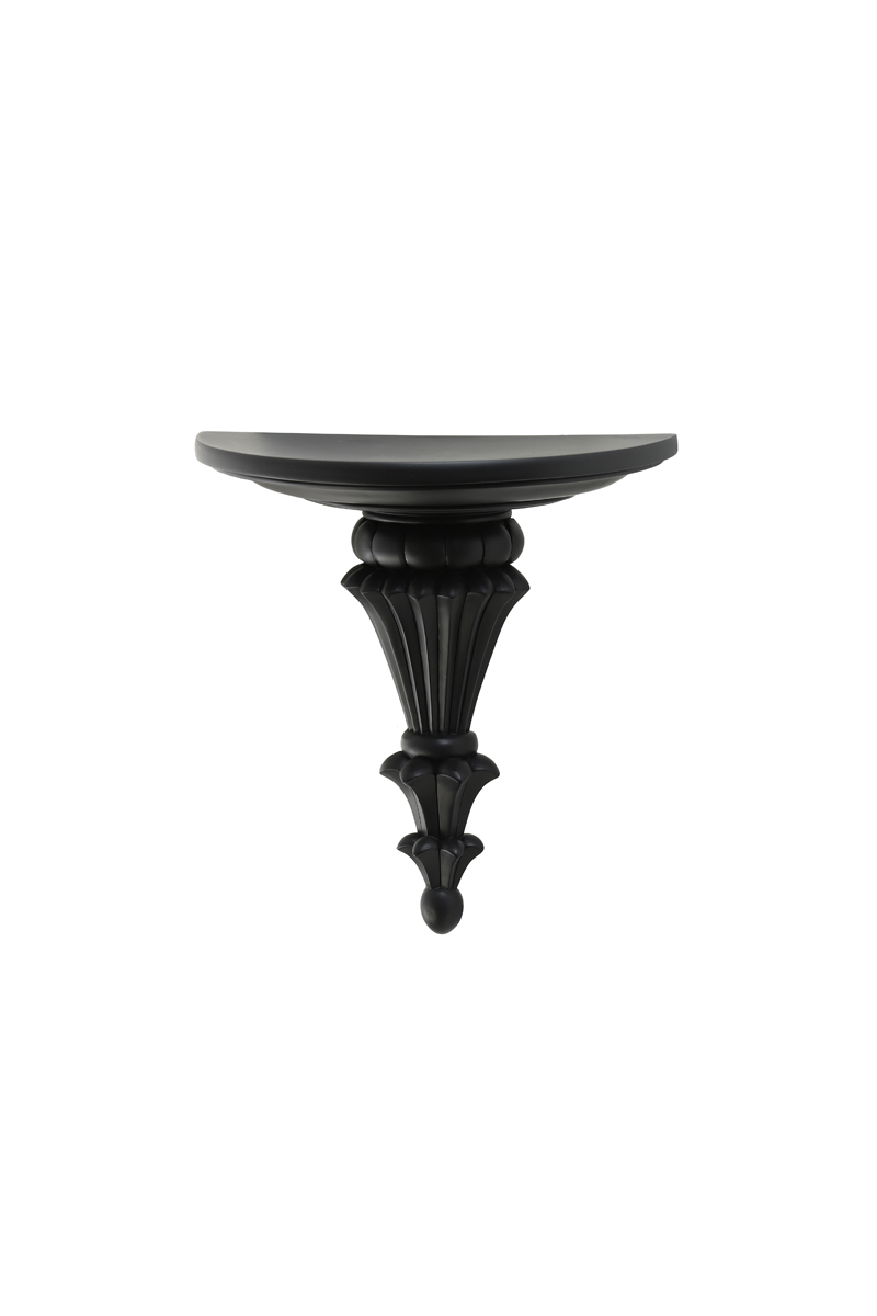 Wall shelf 30x15x32 cm JONELA matt black