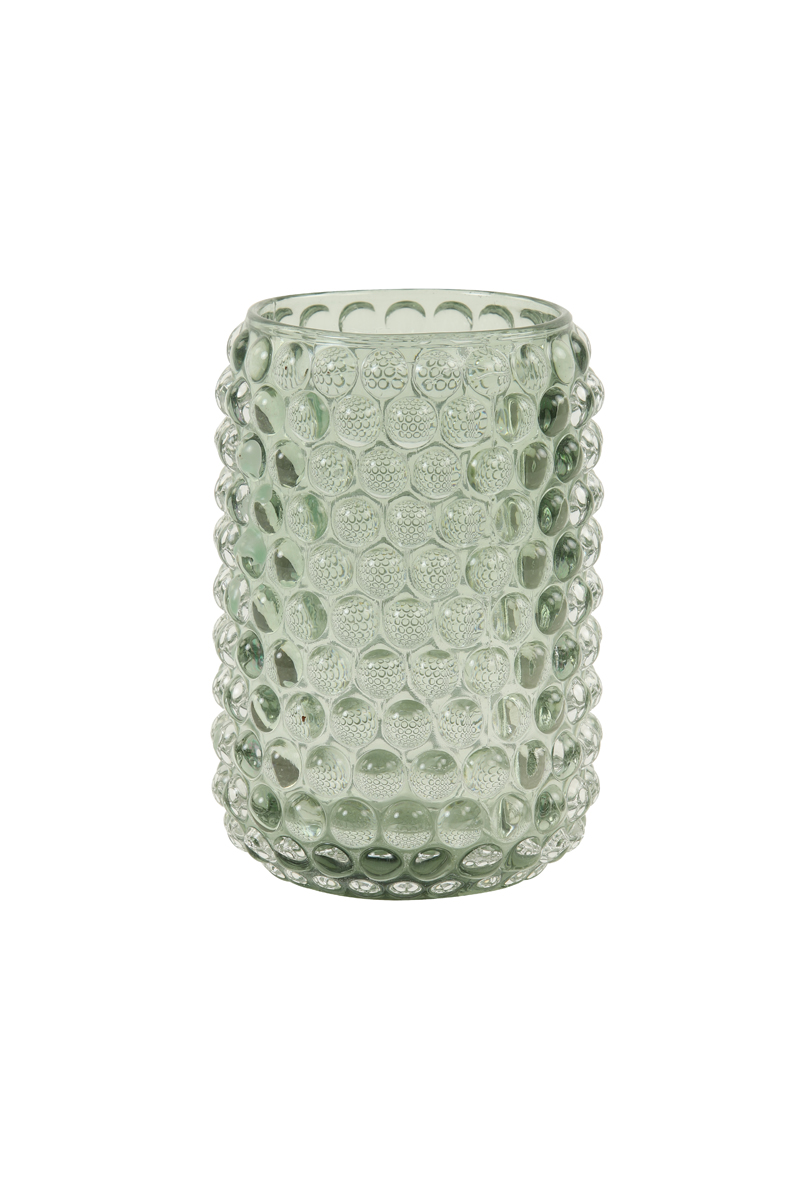 Tealight Ø9x12,5 cm PALET glass grey