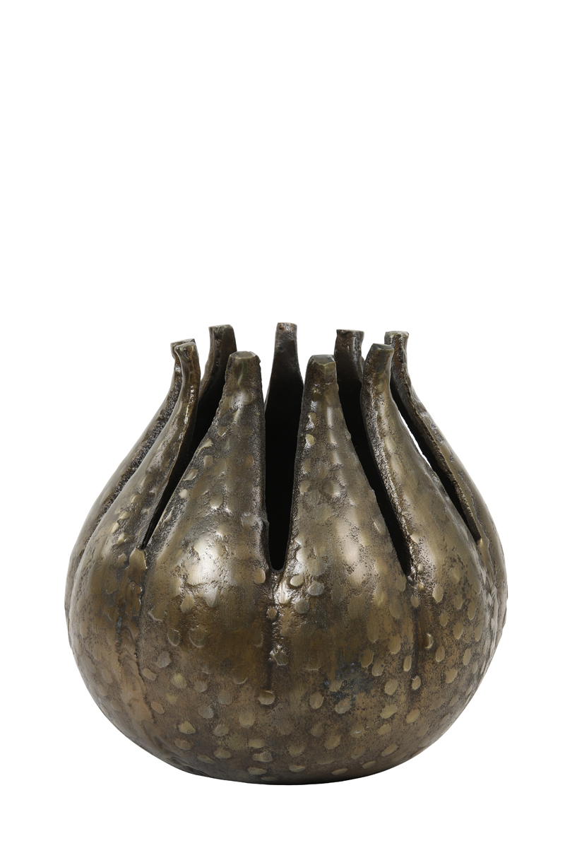 Hurricane Ø20x22 cm MIKIS antique bronze