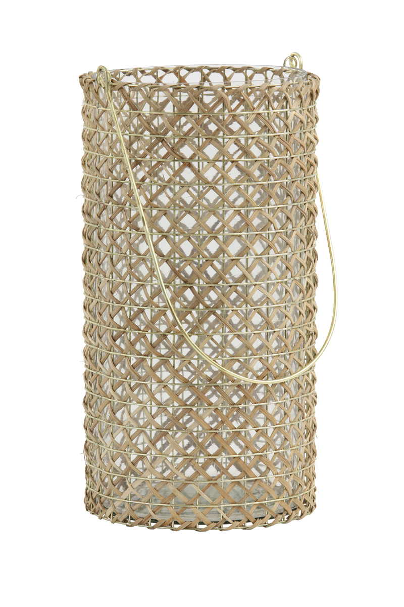 Hurricane Ø14x30 cm OSANI bamboo natural